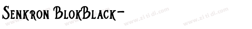 Senkron BlokBlack字体转换